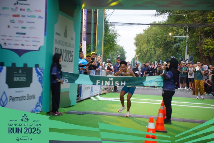 Race photo from Mangkunegaran Run 2025