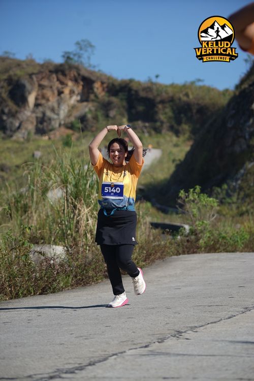 Race photo from Kelud Vertical Challenge 2024