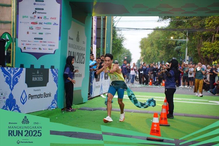 Race photo from Mangkunegaran Run 2025