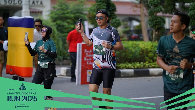 Race photo from Mangkunegaran Run 2025