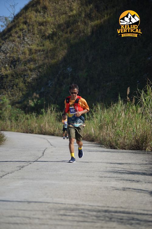 Race photo from Kelud Vertical Challenge 2024