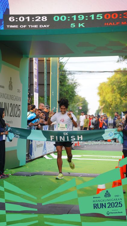 Race photo from Mangkunegaran Run 2025
