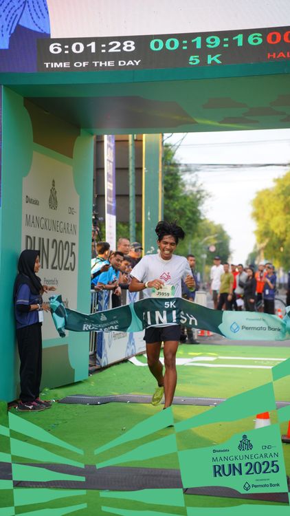 Race photo from Mangkunegaran Run 2025