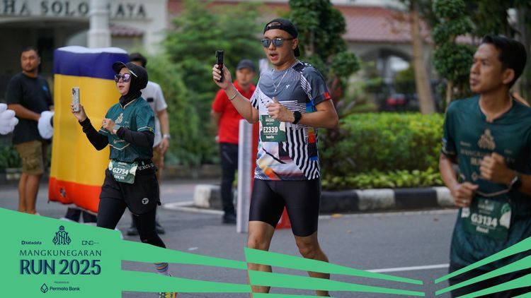 Race photo from Mangkunegaran Run 2025