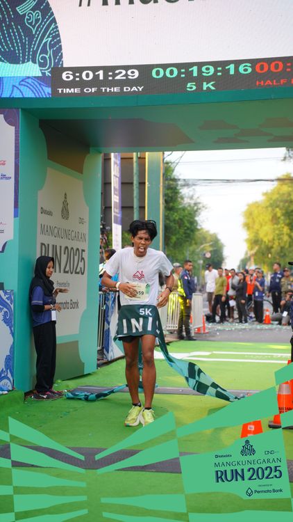 Race photo from Mangkunegaran Run 2025