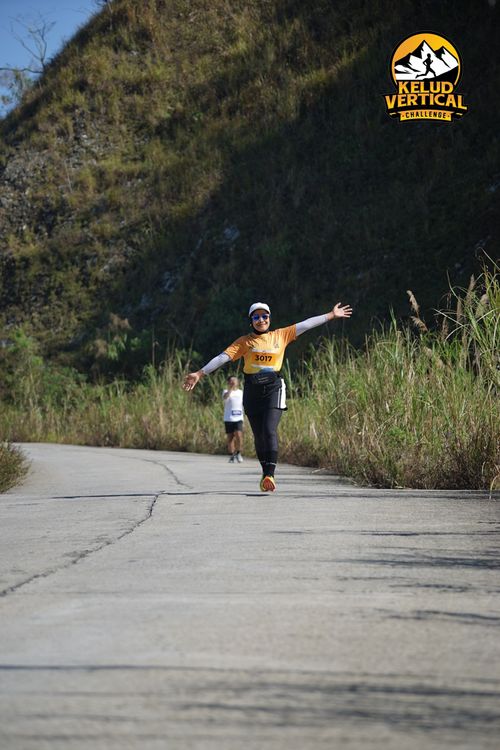 Race photo from Kelud Vertical Challenge 2024