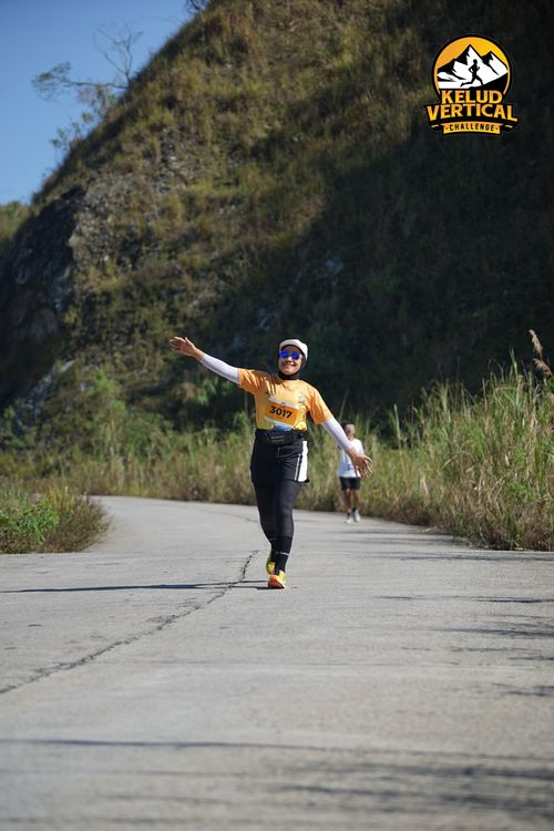 Race photo from Kelud Vertical Challenge 2024