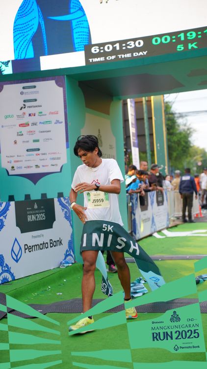 Race photo from Mangkunegaran Run 2025