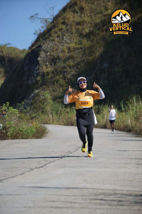 Race photo from Kelud Vertical Challenge 2024