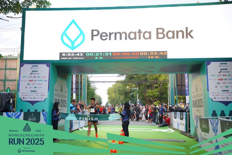 Race photo from Mangkunegaran Run 2025