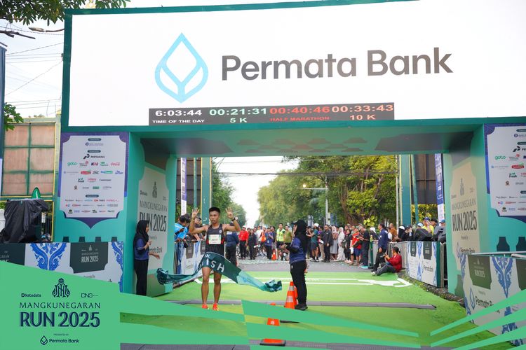 Race photo from Mangkunegaran Run 2025
