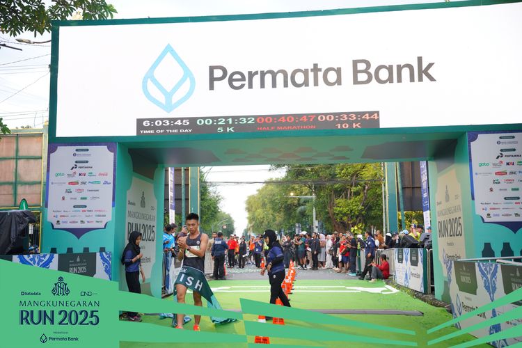 Race photo from Mangkunegaran Run 2025