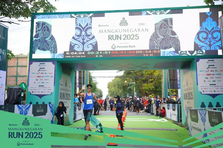 Race photo from Mangkunegaran Run 2025