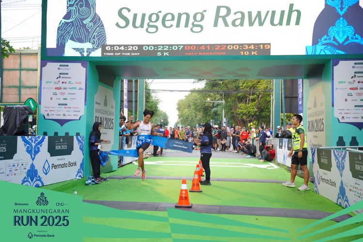 Race photo from Mangkunegaran Run 2025