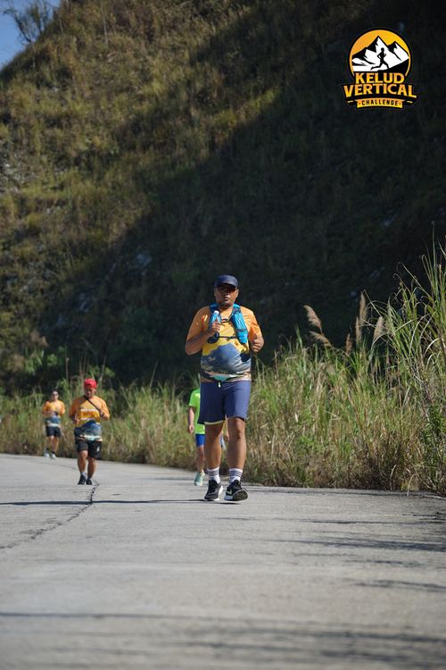 Race photo from Kelud Vertical Challenge 2024