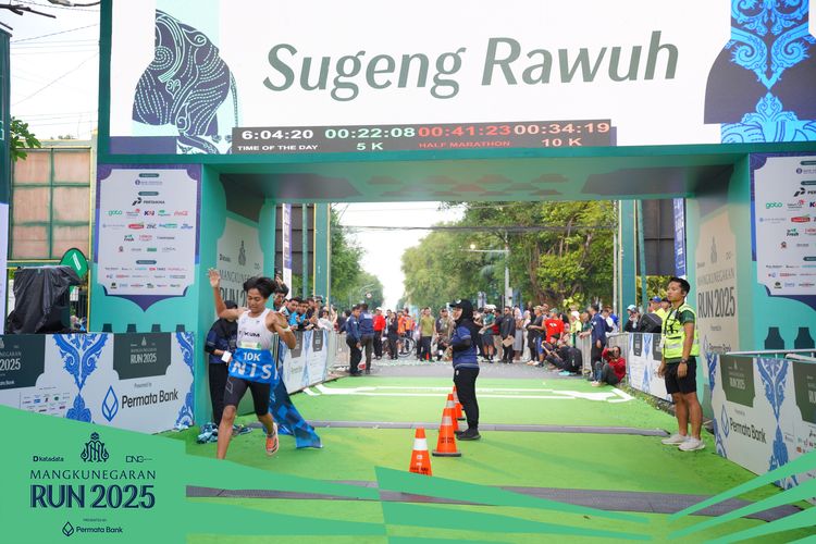 Race photo from Mangkunegaran Run 2025