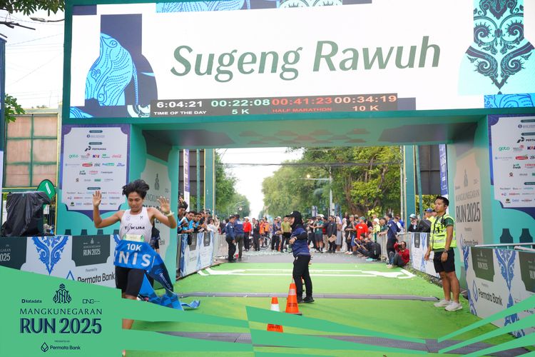 Race photo from Mangkunegaran Run 2025