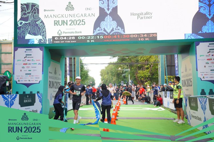 Race photo from Mangkunegaran Run 2025