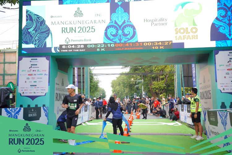 Race photo from Mangkunegaran Run 2025