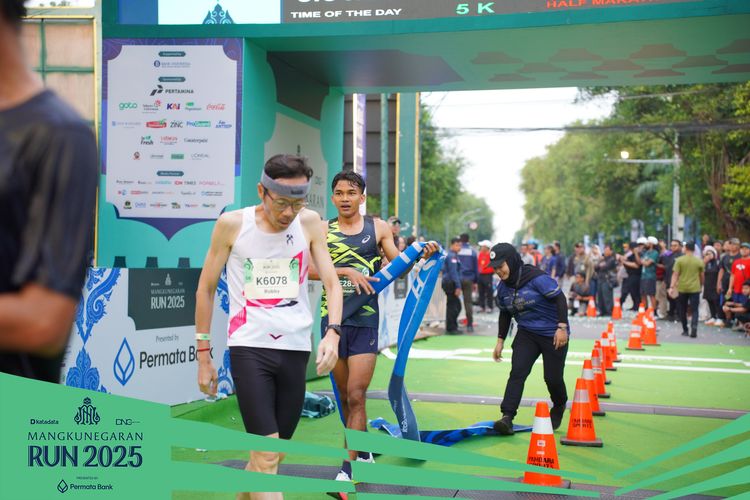 Race photo from Mangkunegaran Run 2025