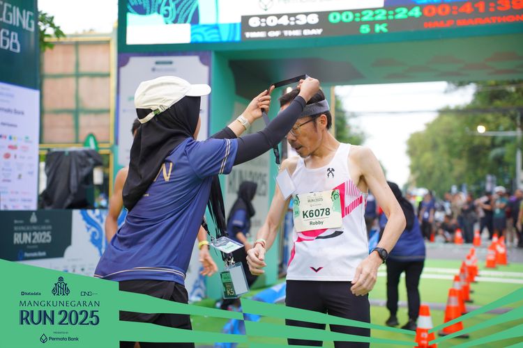 Race photo from Mangkunegaran Run 2025