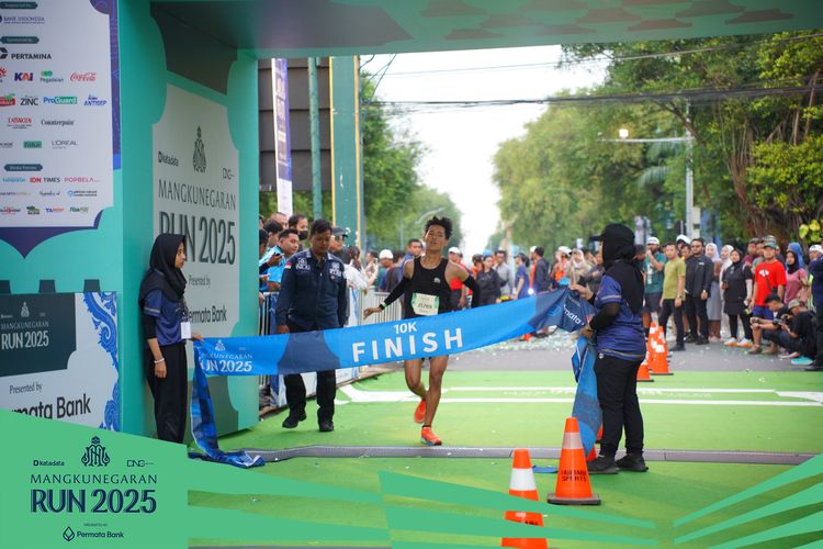 Race photo from Mangkunegaran Run 2025