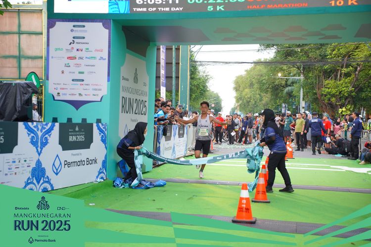 Race photo from Mangkunegaran Run 2025