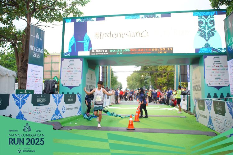 Race photo from Mangkunegaran Run 2025