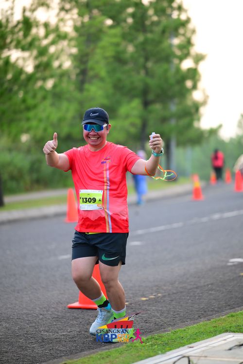 Race photo from CISANGKAN KBP CITY RUN 2025