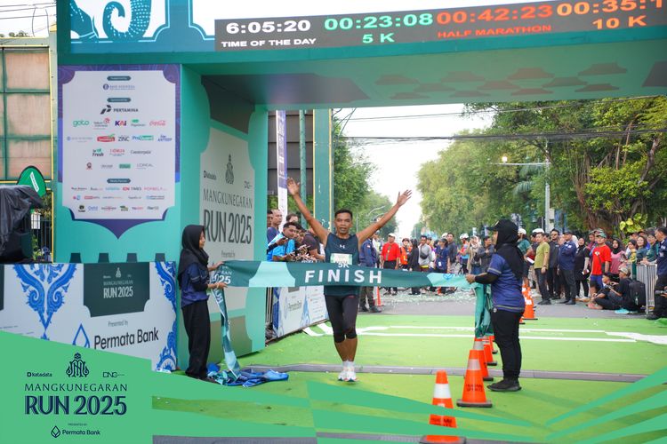 Race photo from Mangkunegaran Run 2025
