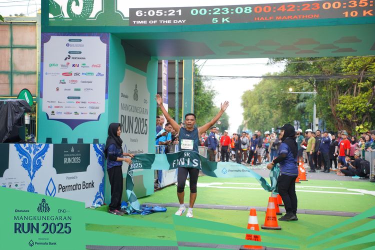 Race photo from Mangkunegaran Run 2025