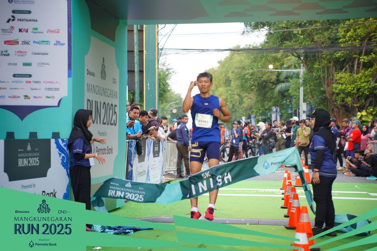 Race photo from Mangkunegaran Run 2025