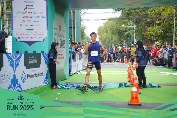 Race photo from Mangkunegaran Run 2025