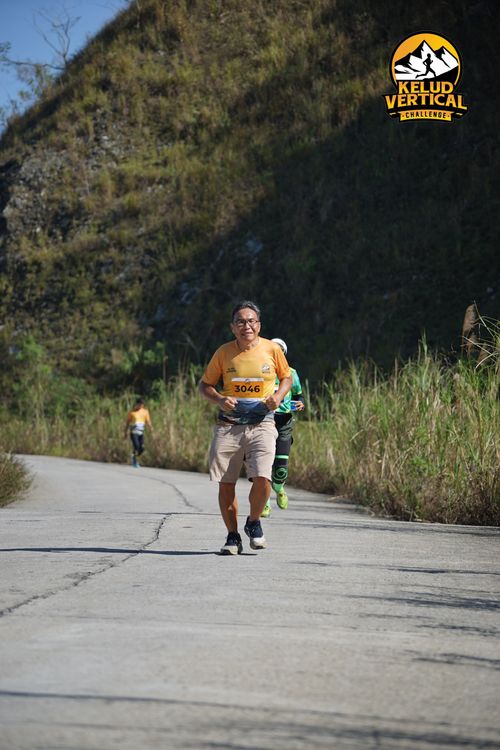 Race photo from Kelud Vertical Challenge 2024