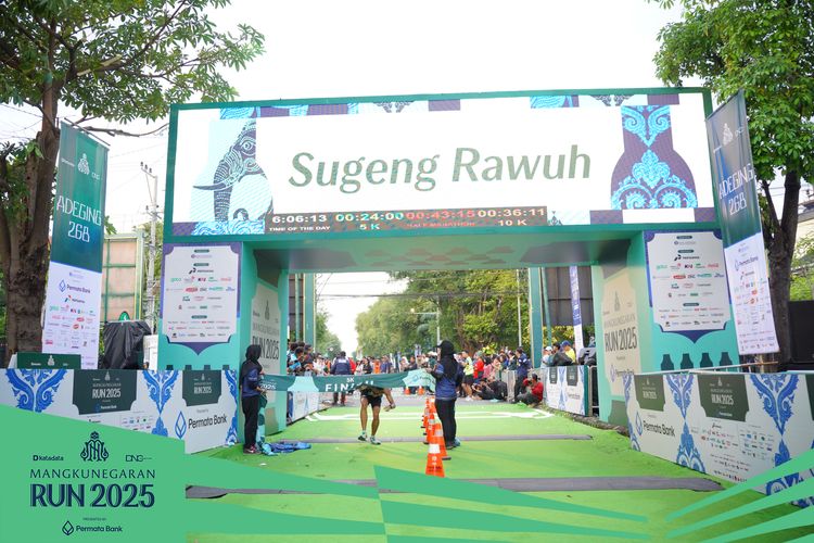 Race photo from Mangkunegaran Run 2025