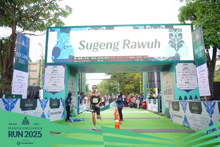 Race photo from Mangkunegaran Run 2025