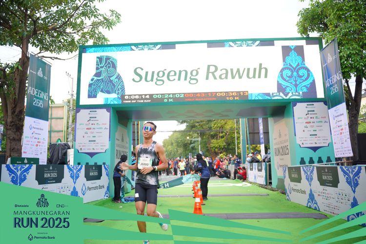 Race photo from Mangkunegaran Run 2025