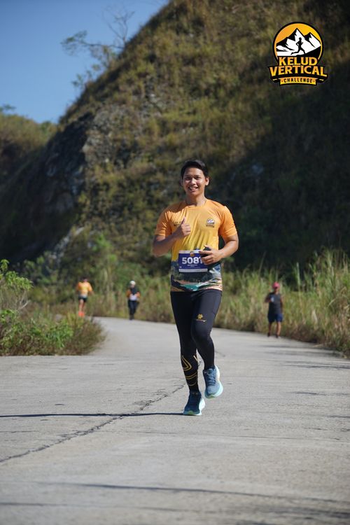 Race photo from Kelud Vertical Challenge 2024