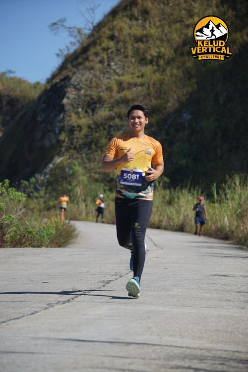 Race photo from Kelud Vertical Challenge 2024