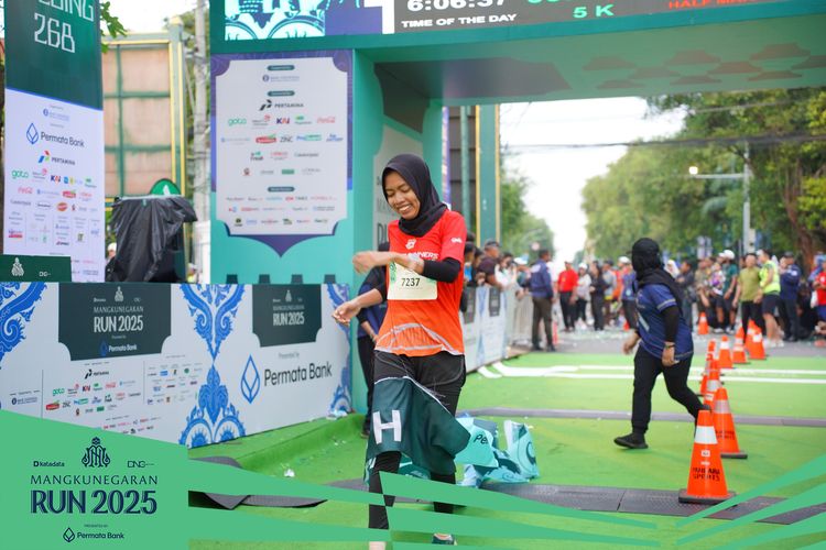 Race photo from Mangkunegaran Run 2025