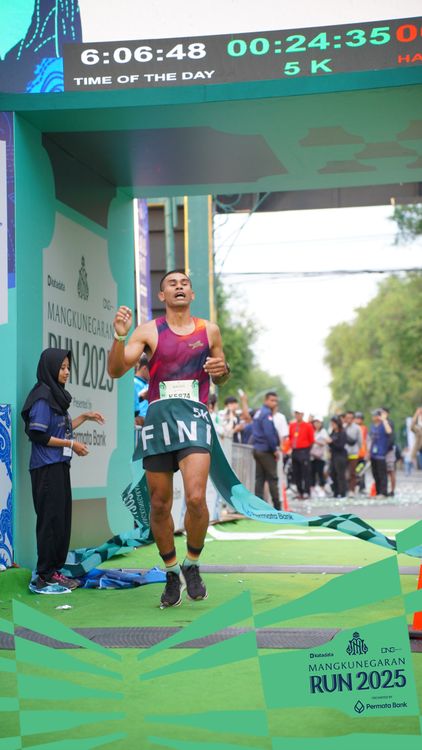 Race photo from Mangkunegaran Run 2025