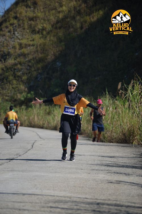 Race photo from Kelud Vertical Challenge 2024