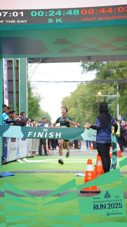 Race photo from Mangkunegaran Run 2025