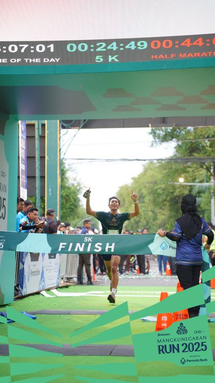 Race photo from Mangkunegaran Run 2025