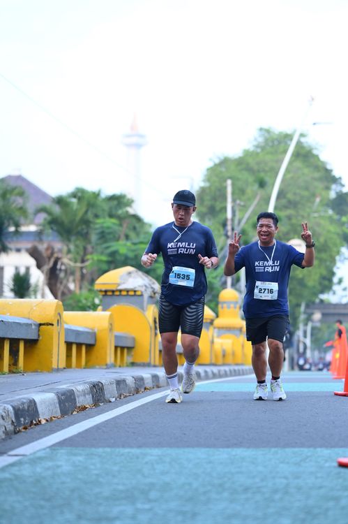 Race photo from KEMLU RUN 2025