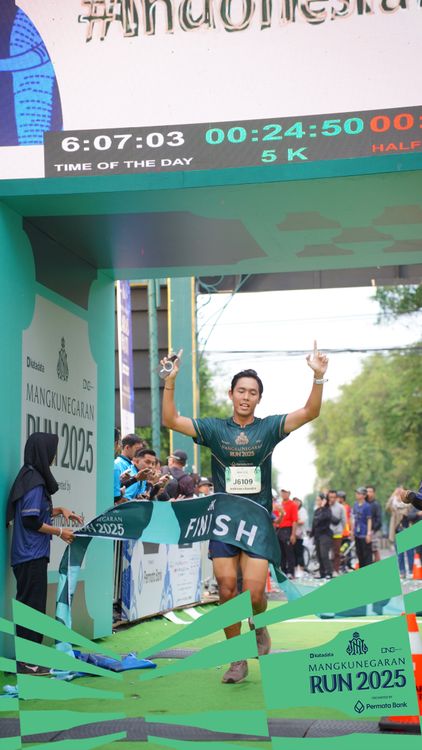 Race photo from Mangkunegaran Run 2025