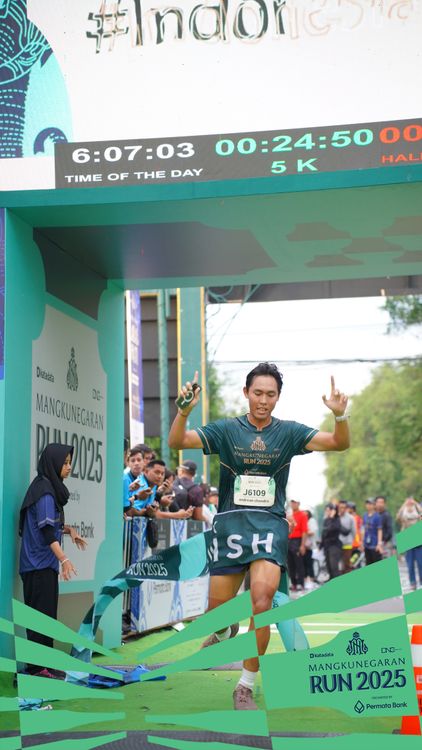 Race photo from Mangkunegaran Run 2025