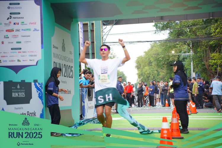 Race photo from Mangkunegaran Run 2025