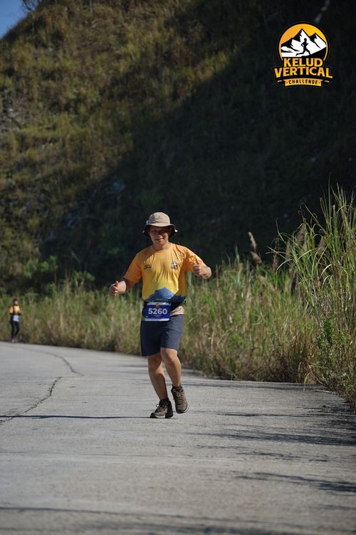Race photo from Kelud Vertical Challenge 2024