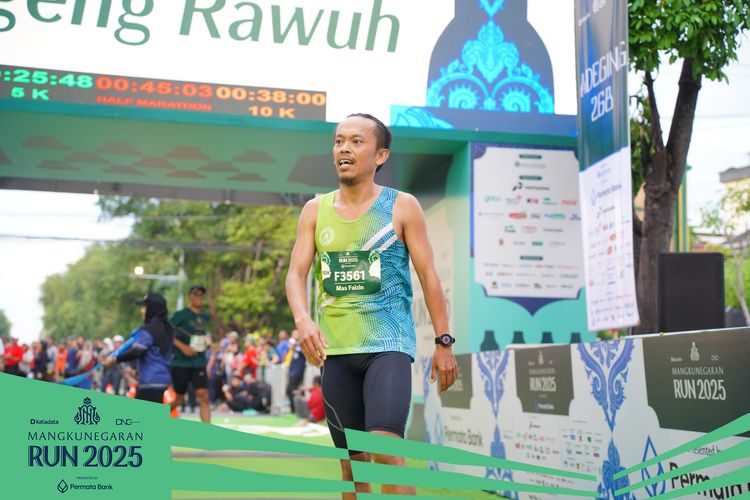 Race photo from Mangkunegaran Run 2025